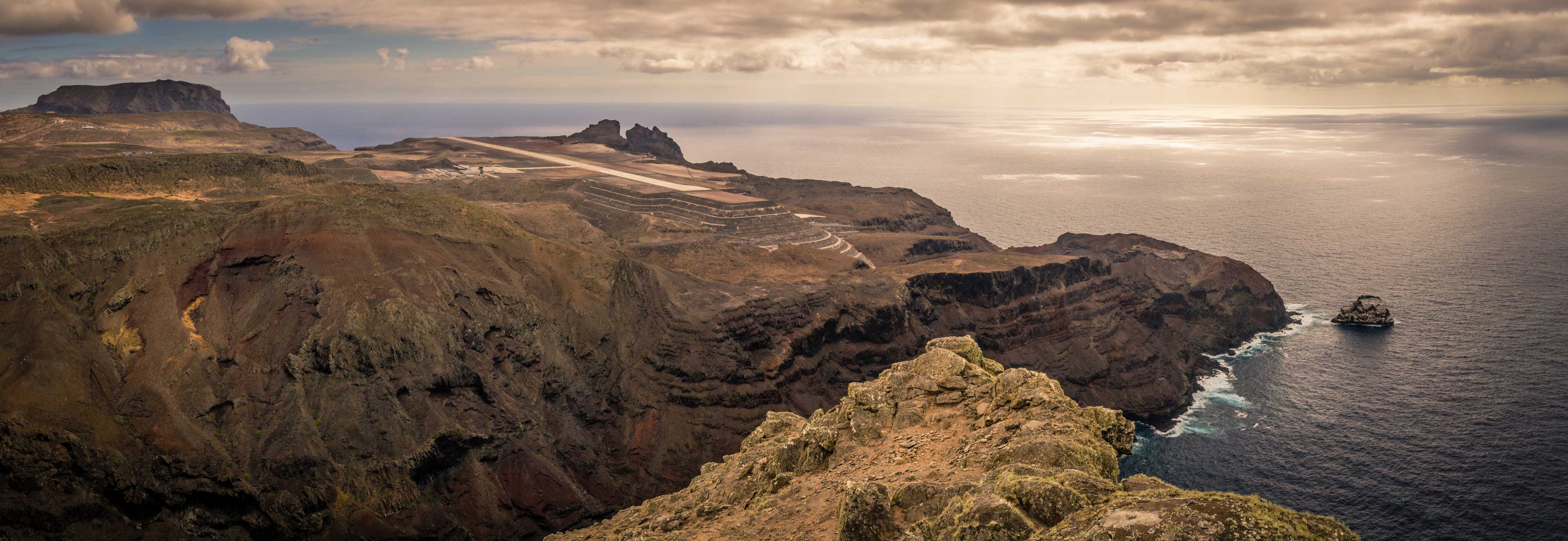 St Helena Airport at Prosperous Bay Plain